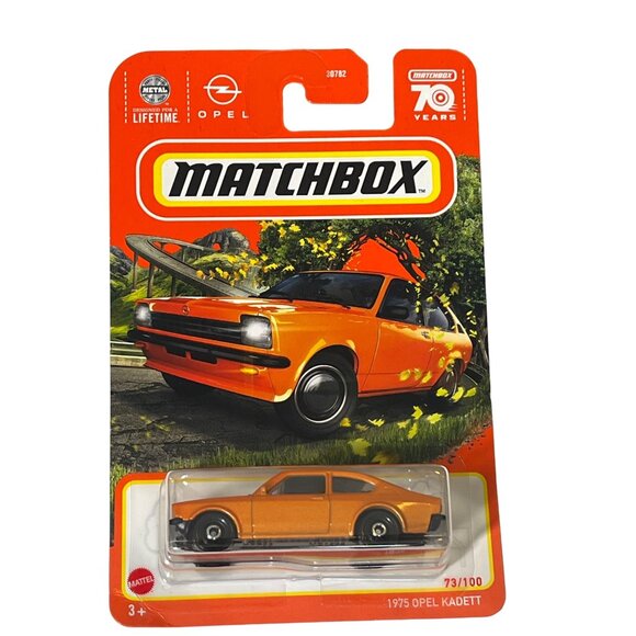 Matchbox Opel Kadett 1975 Orange 70 Years Edition Diecast Car Sealed - Picture 1 of 3